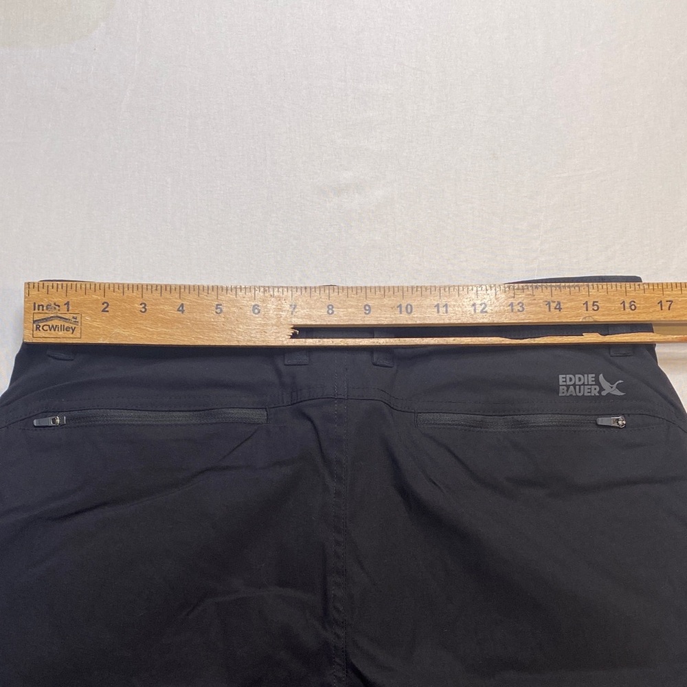 Eddie Bauer Men's Black Fleece Lined Pants Size 34X30 - Picture 11 of 13